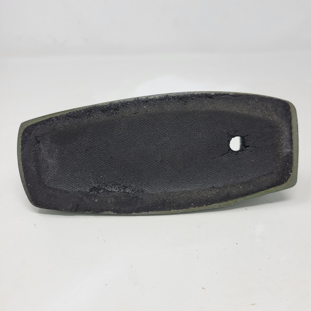 Vintage Permacel Cast Iron Tape Dispenser Green Industrial Heavy Duty MCM Desk - Picture 10 of 10